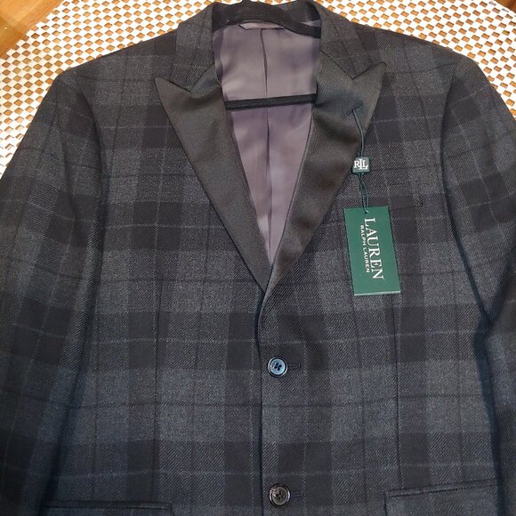 Ralph Lauren Tuxedo Evening Jacket - Wool - Size 40 Regular - NWT - Picture 1 of 13